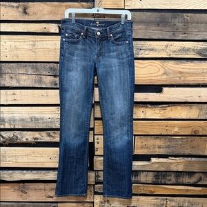7 for all mankind women’s‎ low rise bootcut jeans style U075055U-055U Size 27